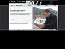 Tablet Screenshot of guidoferrari.it